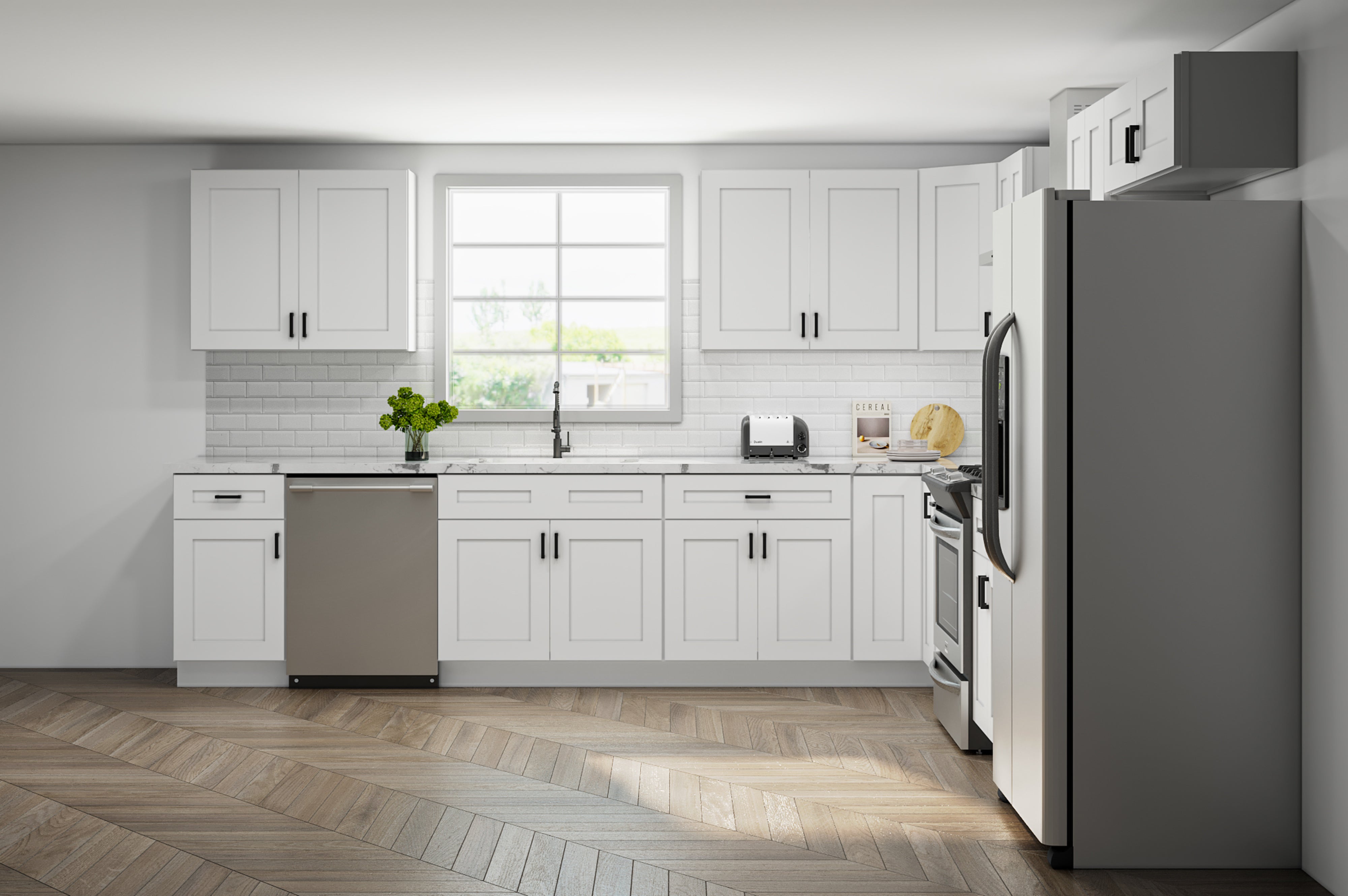12 X 12 Modernform White Shaker Kitchen